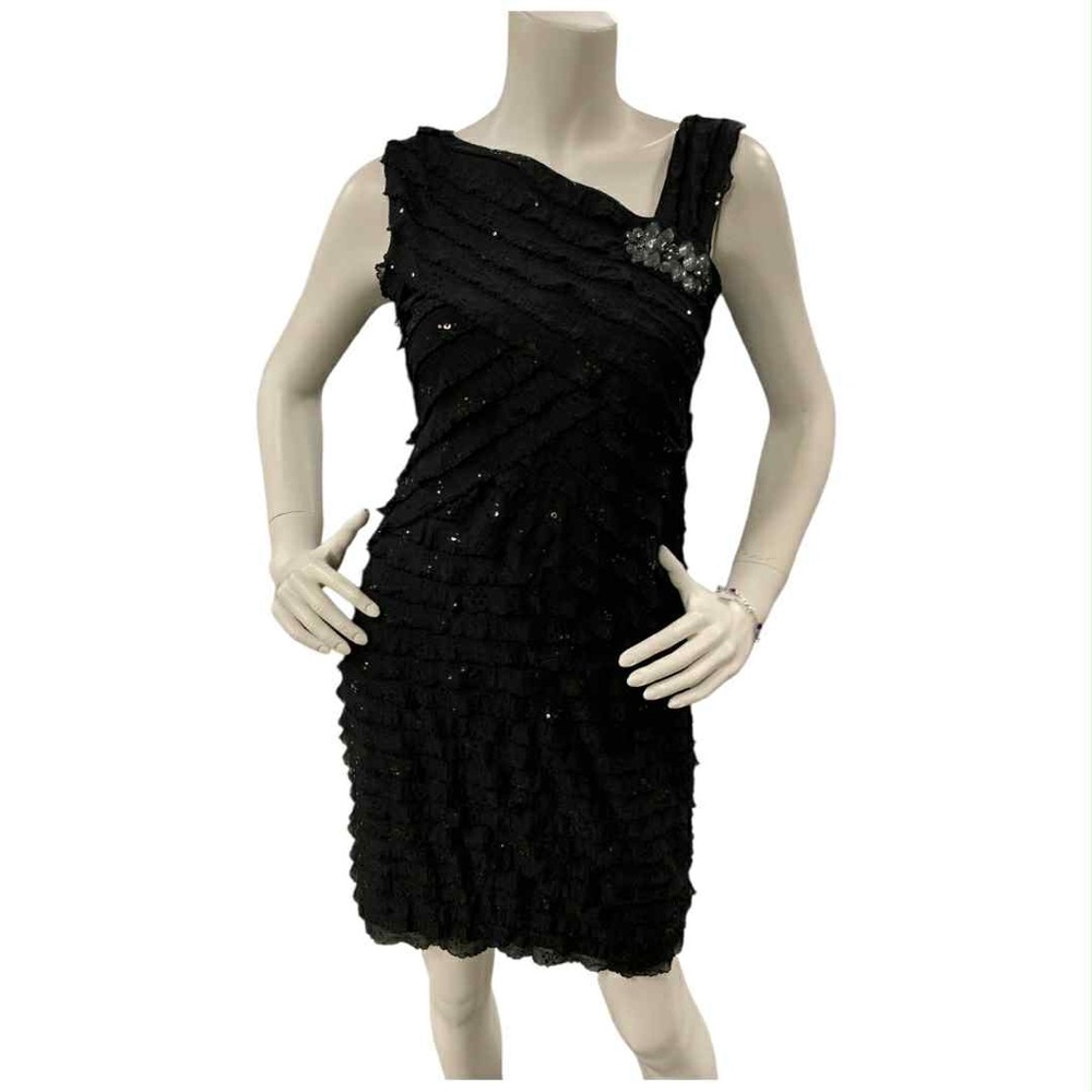 Laura Elegant Black Sleeveless Dress Size S